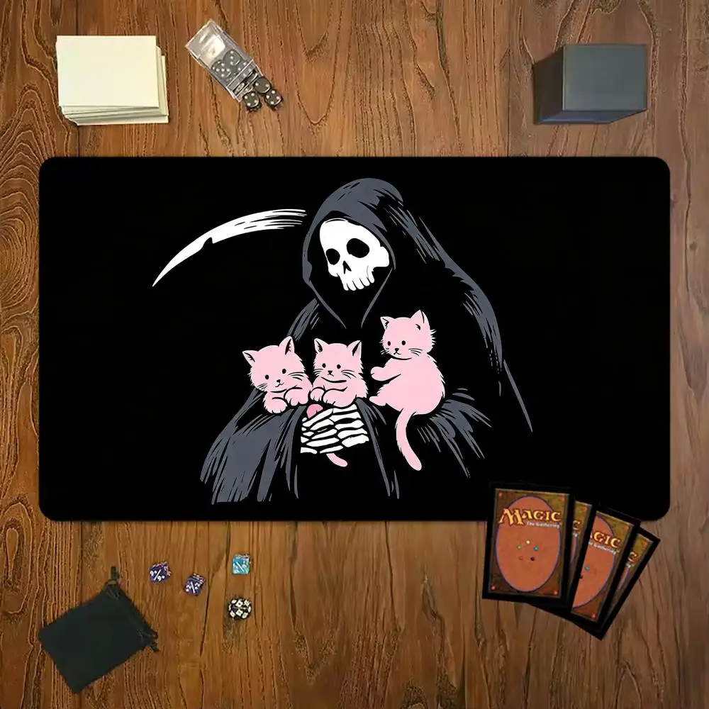 Grim Reaper Holding Pink Kitte - Pc Gaming Pink recension och pris