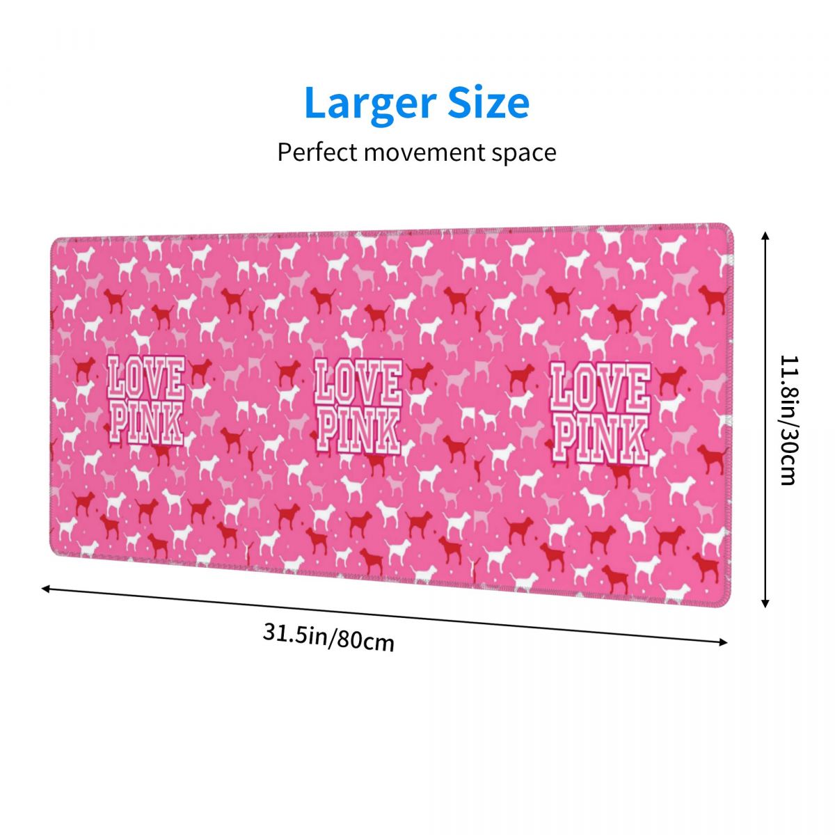Love Pink Large Mouse Pad Comp - Pc Gaming Pink recension och pris
