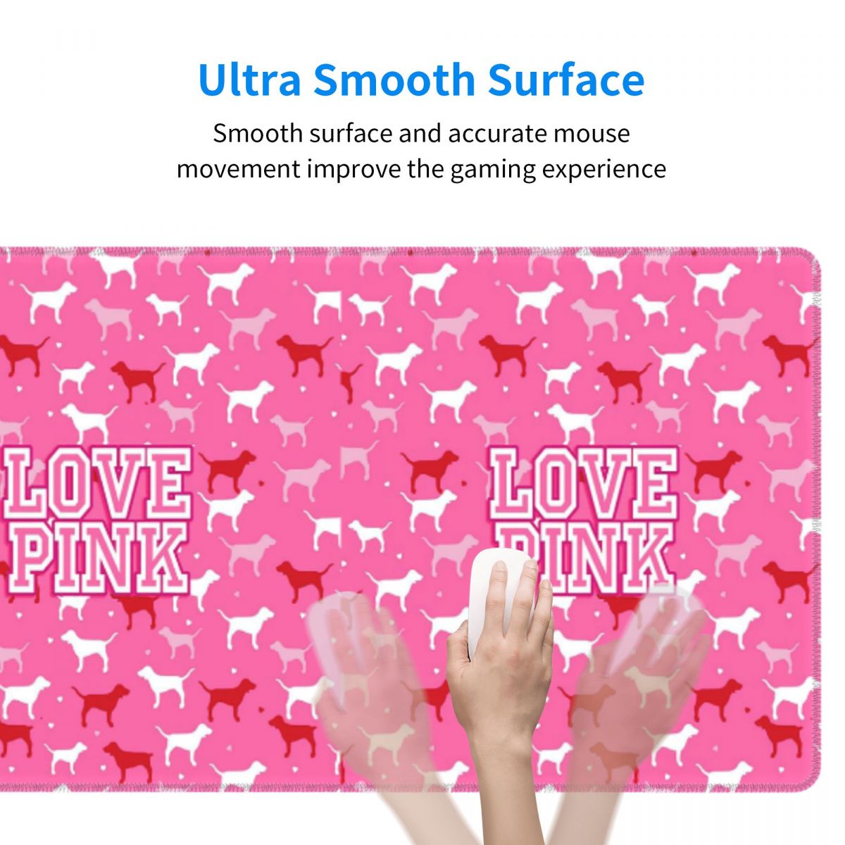 Love Pink Large Mouse Pad Comp - Pc Gaming Pink recension och pris