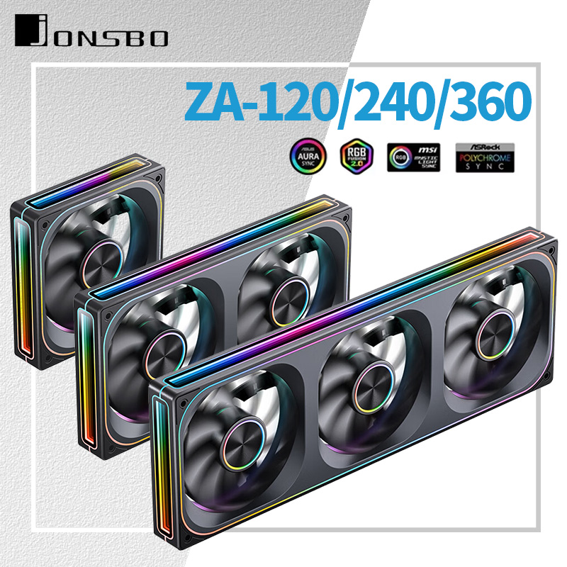 Jonsbo ZA-120/240/360 Case Fan - Pc Water Cooling recension och pris