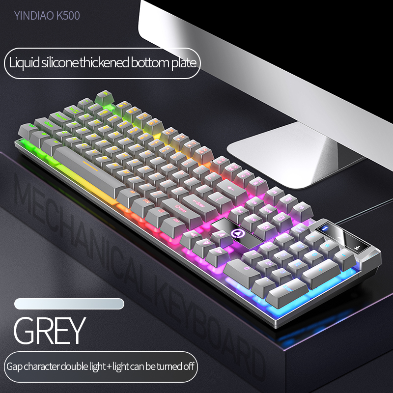 104 Keys Gaming Keyboard Wired - Pc Gaming Pink recension och pris