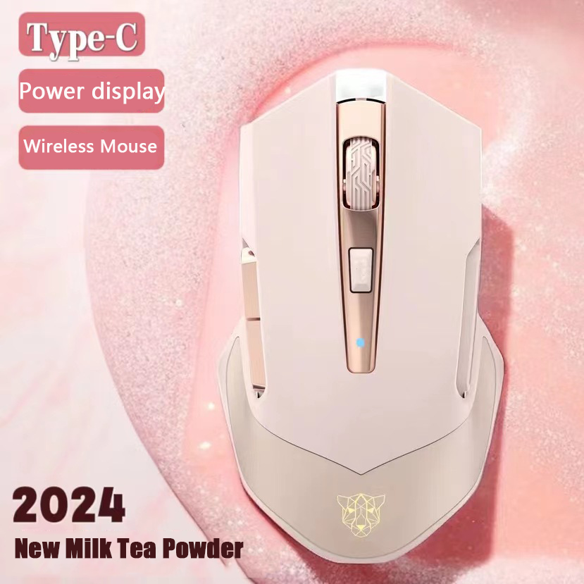 2024 New 2.4G Wireless Mouse T - Pc Gaming Pink recension och pris