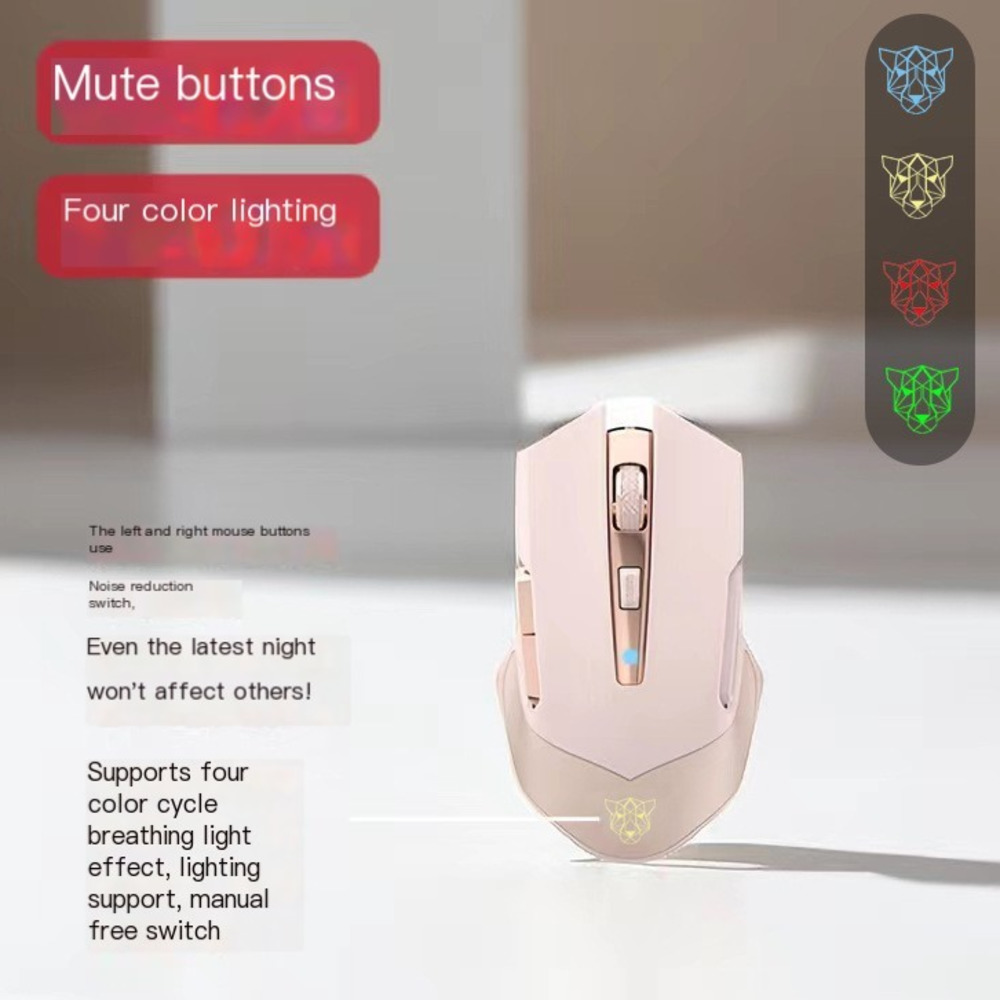 2024 New 2.4G Wireless Mouse T - Pc Gaming Pink recension och pris